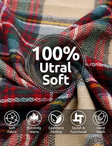 Bess Bridal Plaid Blanket Scarf Bess Bridal Plaid Blanket Scarf
